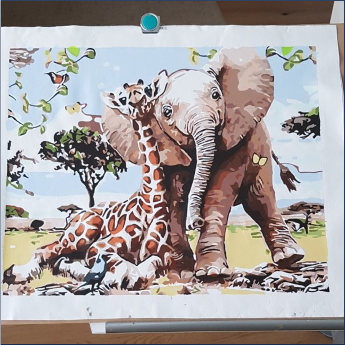 Wildlife Wonders Exploring the Animal Kingdom through Paint by Number